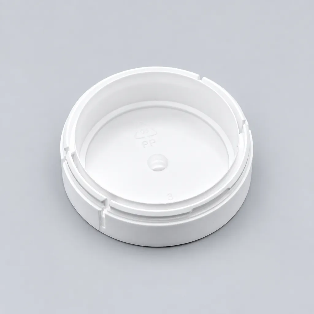 Child-resistant snus cans in black and white PP with the PP material mark visible on a lid